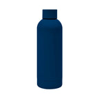 Termo de acero inoxidable personalizado de 520 ml con acabado rubber, doble pared y cerrado al vacío para empresas.