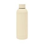 Termo de acero inoxidable personalizado de 520 ml con acabado rubber, doble pared y cerrado al vacío para empresas.