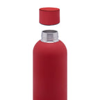 Termo de acero inoxidable personalizado de 520 ml con acabado rubber, doble pared y cerrado al vacío para empresas.