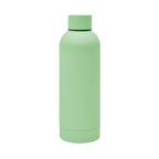 Termo de acero inoxidable personalizado de 520 ml con acabado rubber, doble pared y cerrado al vacío para empresas.