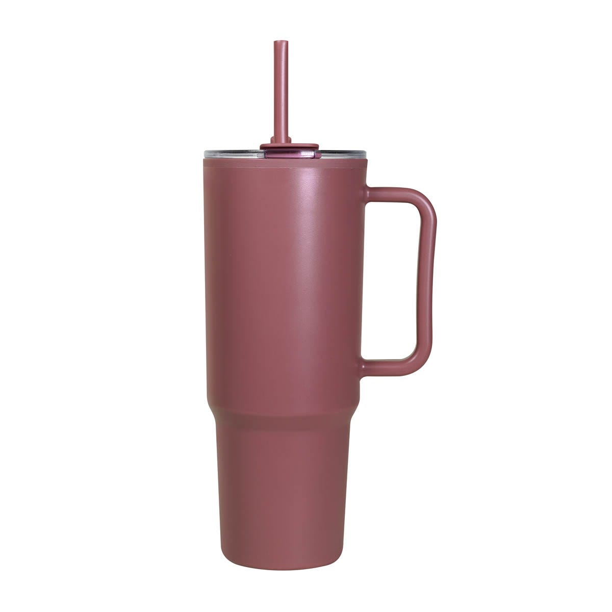 Termo promocional personalizado de 1130 ml con popote, doble pared y tapa push para empresas y eventos corporativos.