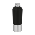 Cilindro metálico personalizado de aluminio reciclado de 750 ml con tapa de rosca para empresas.