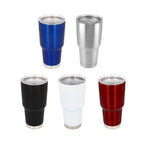 Termo de acero inoxidable personalizado de 850 ml con doble pared, cierre al vacío y caja individual para empresas.