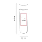 Termo de acero inoxidable personalizado de 500 ml con doble pared, infusionador y grabado láser para empresas.
